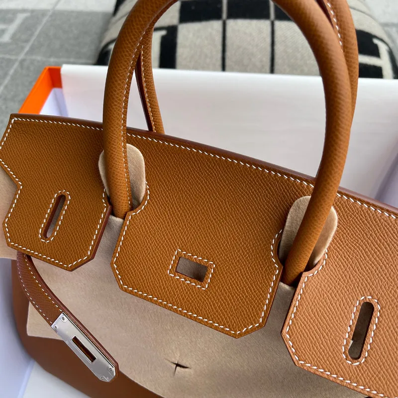 BIRKIN 30 EPSOM LEATHER GOLD WITH PALLADIUM HARDWARE (PHW) - 4