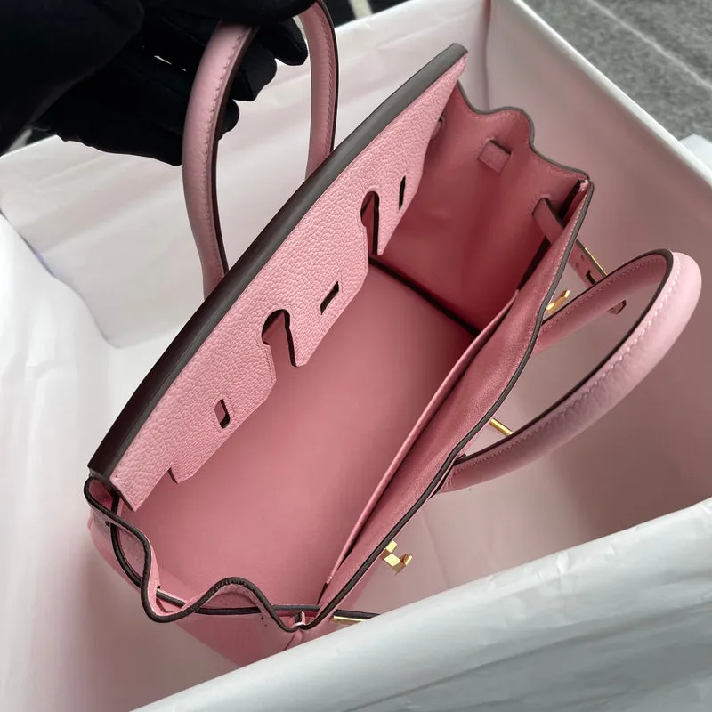 BIRKIN 25 TOGO LEATHER ROSE SAKURA WITH GOLD HARDWARE (GHW) - 9