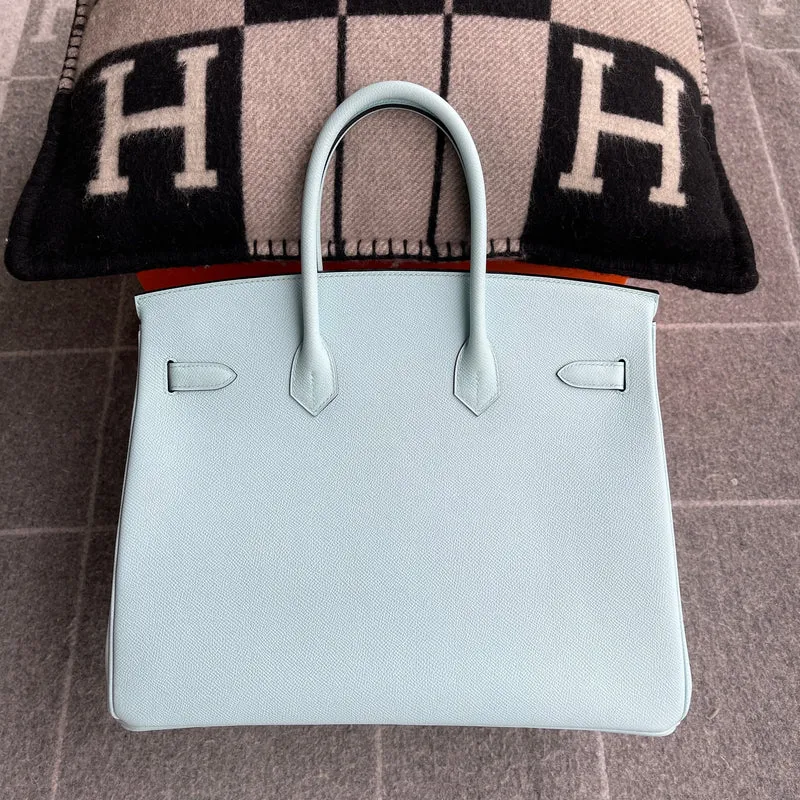 BIRKIN 35 EPSOM LEATHER BLEU ZEPHYR WITH GOLD HARDWARE (GHW) - 4