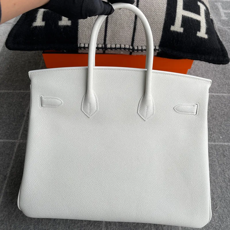 BIRKIN 35 TOGO LEATHER BLANC WITH PALLADIUM HARDWARE (PHW) - 3