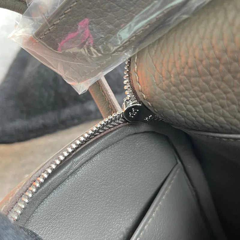 MINI LINDY 20 CLEMENCE LEATHER ETAIN WITH PALLADIUM HARDWARE (PHW) - 10