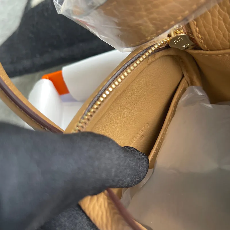 MINI LINDY 20 CLEMENCE LEATHER CHAI WITH GOLD HARDWARE (GHW) - 4