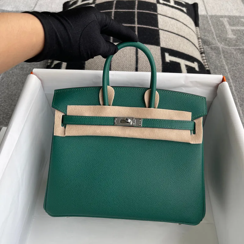BIRKIN 25 TOGO LEATHER MALACHIT WITH PALLADIUM HARDWARE (PHW) - 2