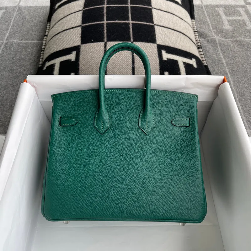 BIRKIN 25 TOGO LEATHER MALACHIT WITH PALLADIUM HARDWARE (PHW) - 3