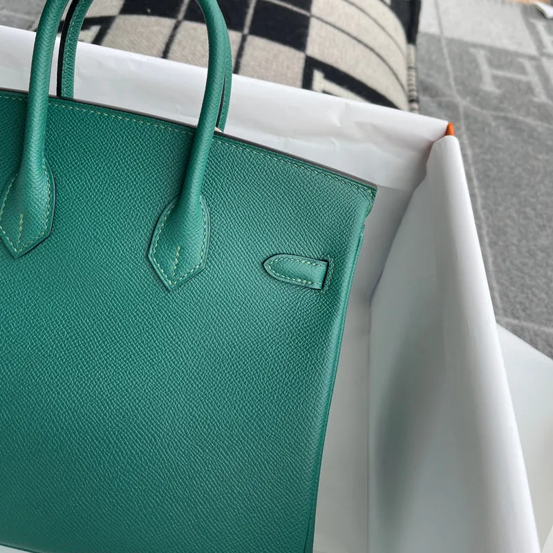 BIRKIN 25 TOGO LEATHER MALACHIT WITH PALLADIUM HARDWARE (PHW) - 5