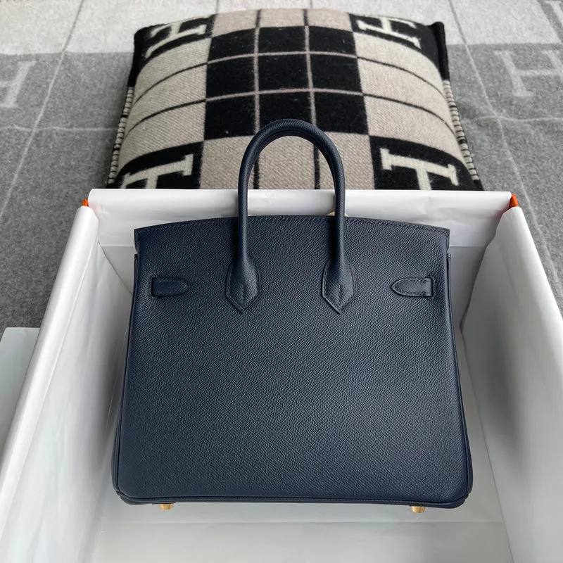 BIRKIN 25 EPSOM LEATHER BLEU NUIT WITH GOLD HARDWARE (GHW) - 3