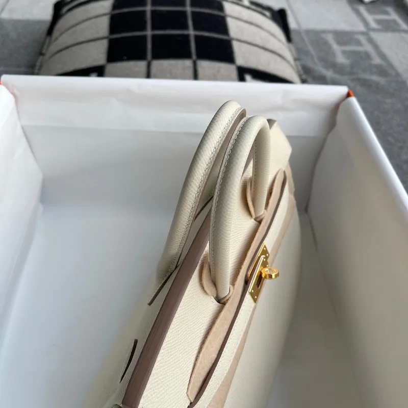 BIRKIN 25 EPSOM LEATHER CRAIE WITH GOLD HARDWARE (GHW) - 6