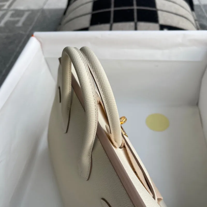 BIRKIN 25 EPSOM LEATHER CRAIE WITH GOLD HARDWARE (GHW) - 8
