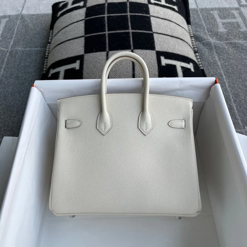 BIRKIN 25 EPSOM LEATHER CRAIE WITH PALLADIUM HARDWARE (PHW) - 2