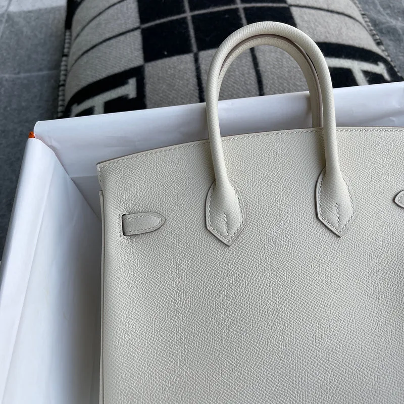 BIRKIN 25 EPSOM LEATHER CRAIE WITH PALLADIUM HARDWARE (PHW) - 3