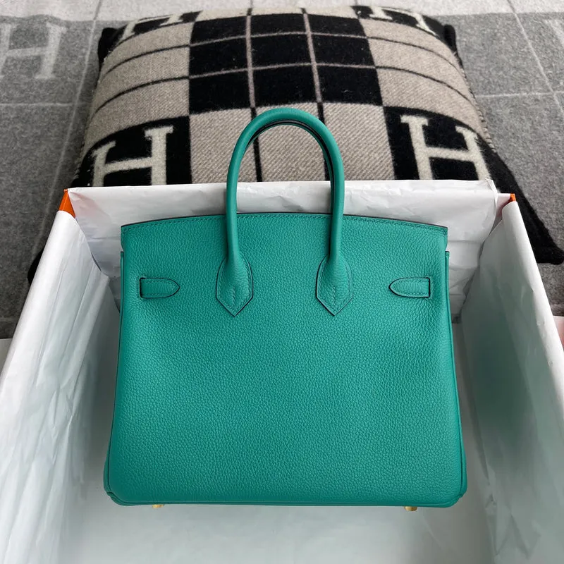 BIRKIN 25 TOGO LEATHER VERT VERONE WITH GOLD HARDWARE (GHW) - 3