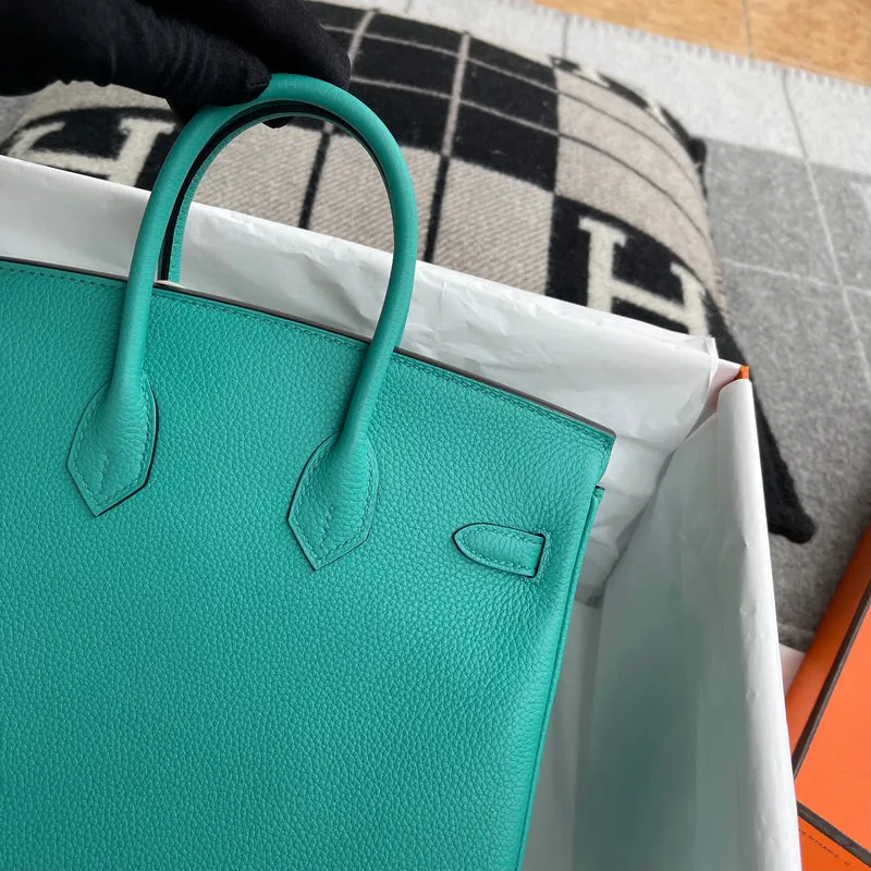 BIRKIN 25 TOGO LEATHER VERT VERONE WITH GOLD HARDWARE (GHW) - 5