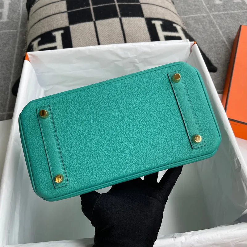 BIRKIN 25 TOGO LEATHER VERT VERONE WITH GOLD HARDWARE (GHW) - 6
