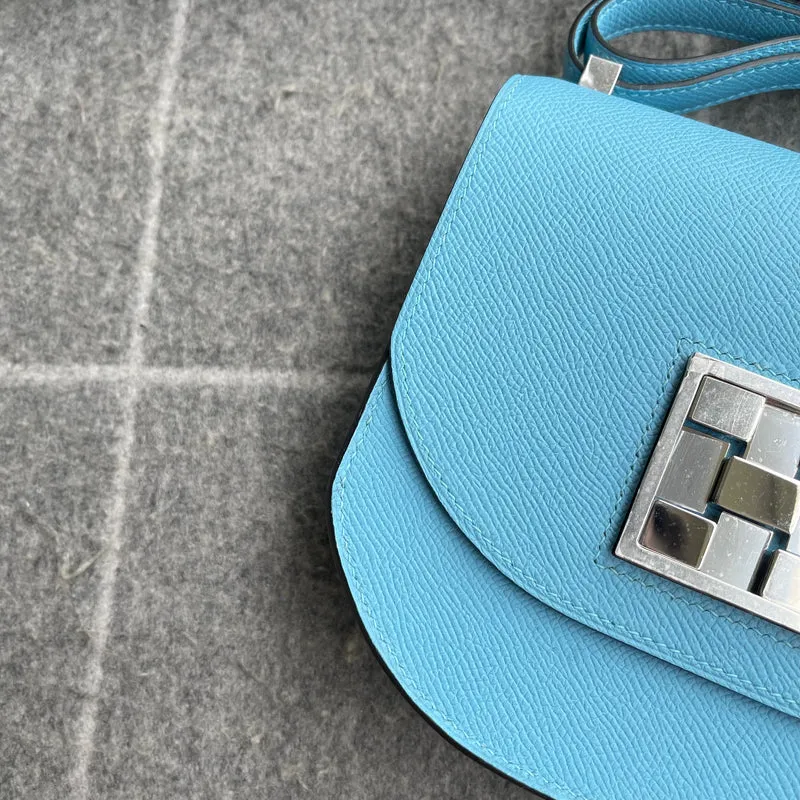 MOSAIQUE 24-17 EPSOM LEATHER BLEU DU NORD WITH PALLADIUM HARDWARE (PHW) - 3