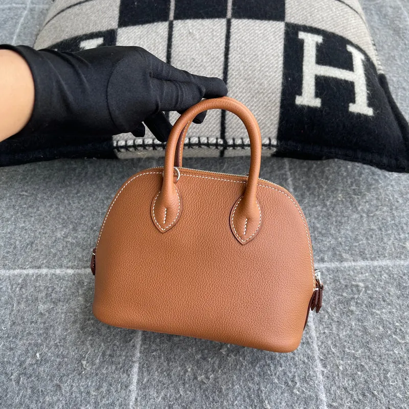 MINI BOLIDE EVERCOLOR LEATHER GOLD WITH PALLADIUM HARDWARE (PHW) - 2