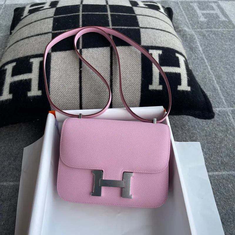 CONSTANCE 18 (MINI) EPSOM LEATHER MAUVE SYLVESTRE WITH PALLADIUM HARDWARE (PHW) - 2