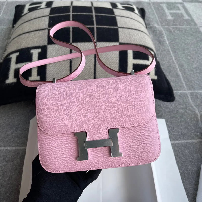 CONSTANCE 18 (MINI) EPSOM LEATHER MAUVE SYLVESTRE WITH PALLADIUM HARDWARE (PHW) - 9