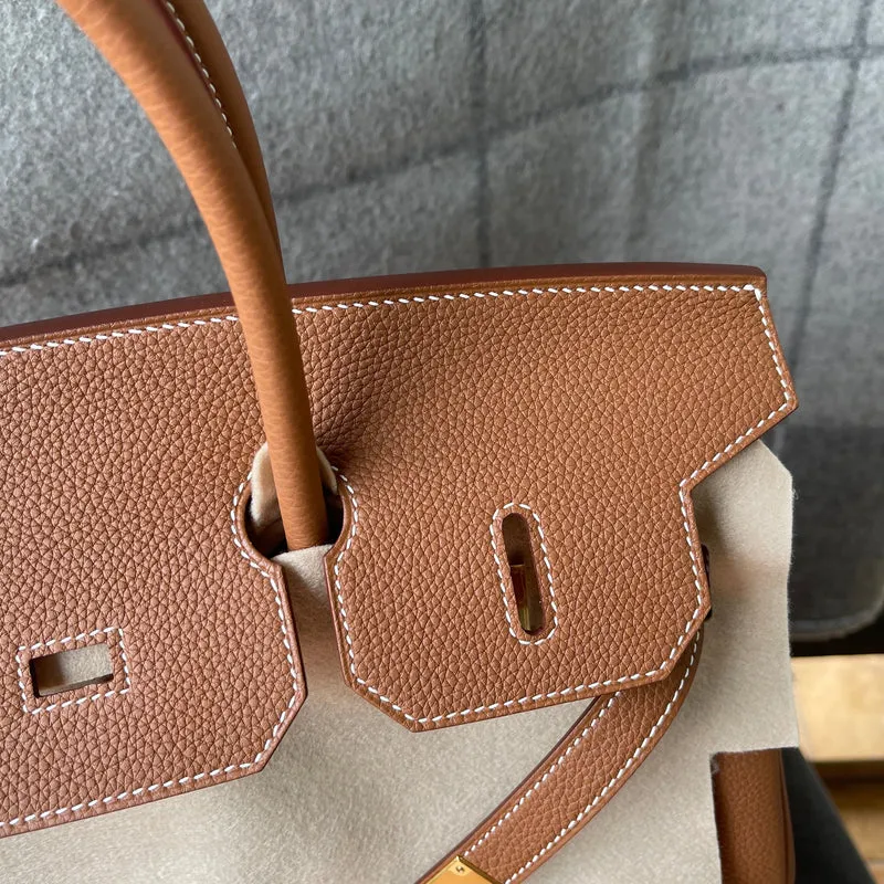BIRKIN 35 TOGO LEATHER GOLD WITH GOLD HARDWARE (GHW) - 5