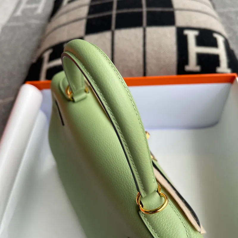 KELLY 28 TOGO LEATHER VERT CRIQUET WITH GOLD HARDWARE (GHW) - 6