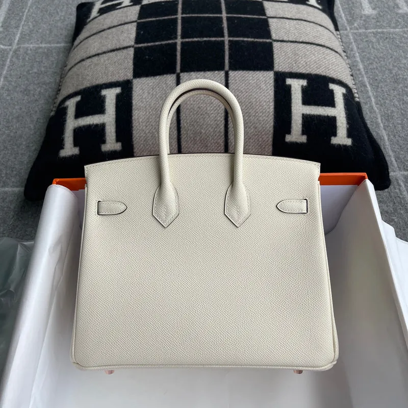 BIRKIN 25 EPSOM LEATHER NATA WITH ROSE GOLD HARDWARE (RGHW) - 3