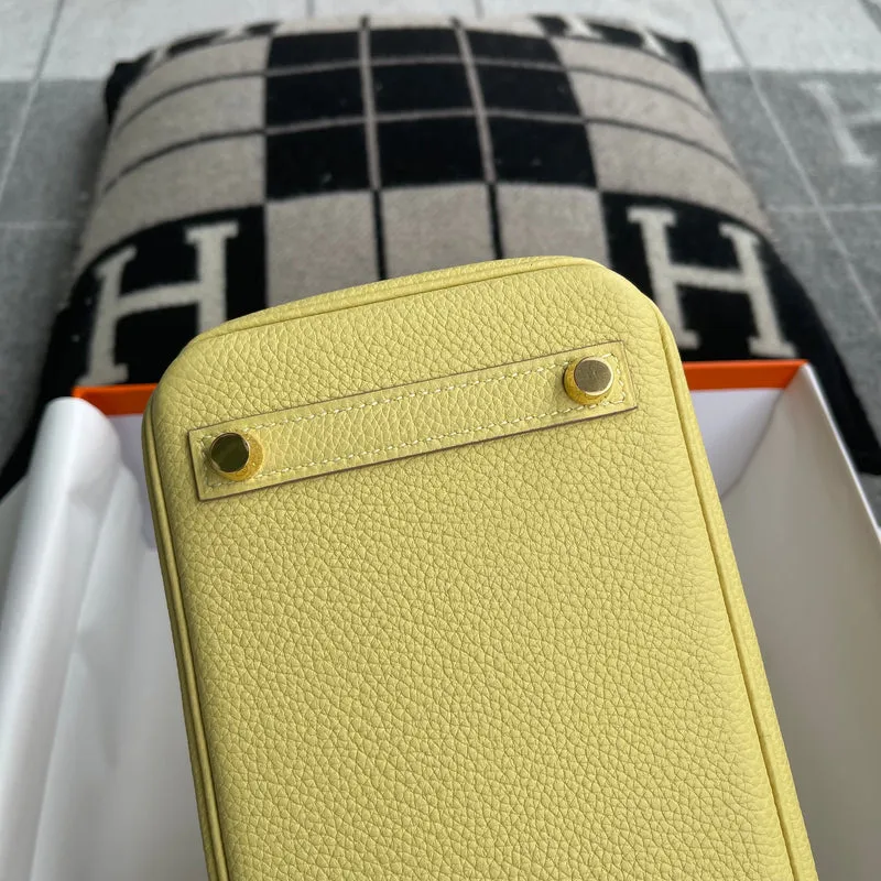 BIRKIN 25 TOGO LEATHER JAUNE POUSSIN WITH GOLD HARDWARE (GHW) - 7