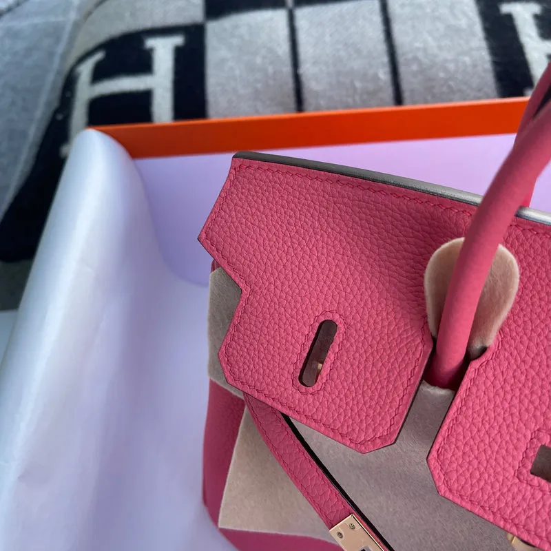 BIRKIN 25 TOGO LEATHER ROSE LIPSTICK WITH GOLD HARDWARE (GHW) - 9