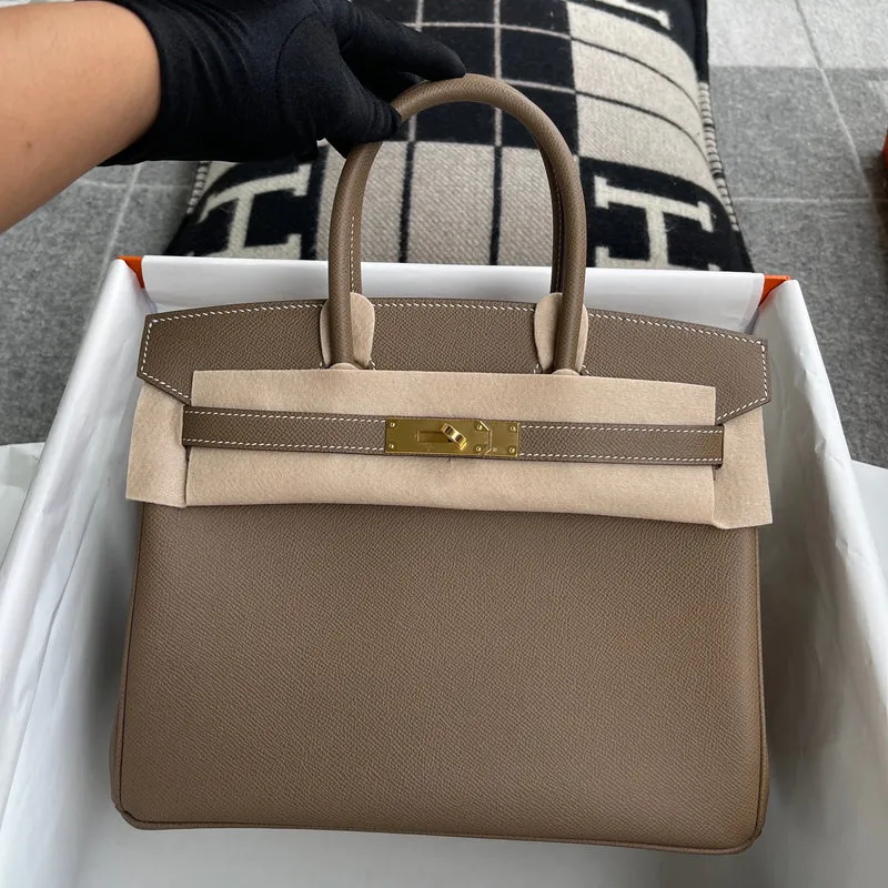 BIRKIN 30 EPSOM LEATHER ETOUPE WITH GOLD HARDWARE (GHW) - 2