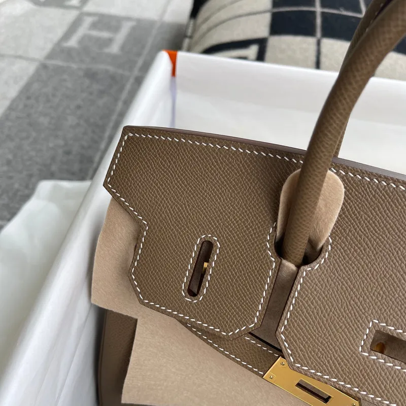 BIRKIN 30 EPSOM LEATHER ETOUPE WITH GOLD HARDWARE (GHW) - 4