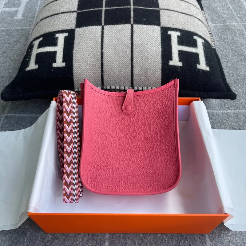 MINI EVELYNE (TPM) CLEMENCE LEATHER ROSE AZALEE WITH PALLADIUM HARDWARE (PHW) - 2