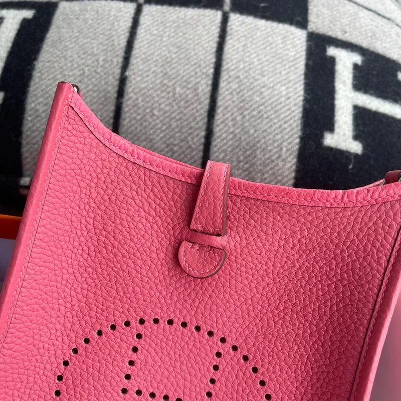 MINI EVELYNE (TPM) CLEMENCE LEATHER ROSE AZALEE WITH PALLADIUM HARDWARE (PHW) - 5