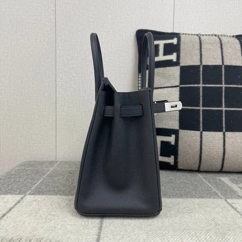 BIRKIN 30 EPSOM LEATHER NOIR (BLACK) WITH PALLADIUM HARDWARE (PHW) - 3