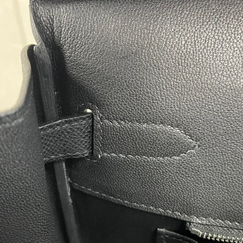 BIRKIN 30 EPSOM LEATHER NOIR (BLACK) WITH PALLADIUM HARDWARE (PHW) - 4