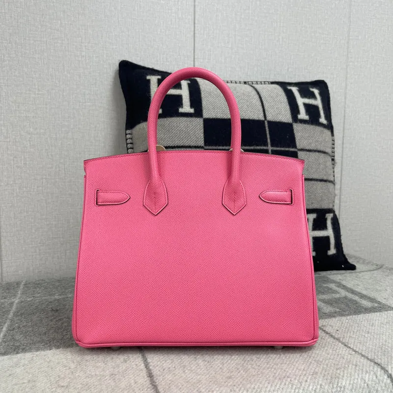 BIRKIN 30 EPSOM LEATHER ROSE AZALEE WITH GOLD HARDWARE (GHW) - 2