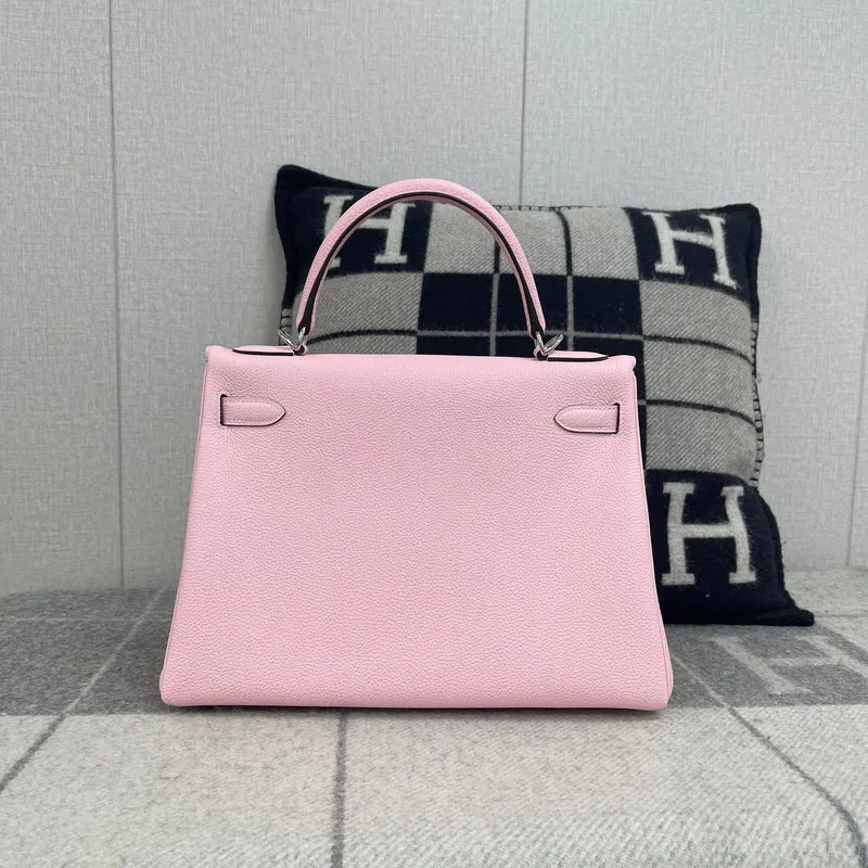 KELLY 32 TOGO LEATHER ROSE SAKURA WITH PALLADIUM HARDWARE (PHW) - 2