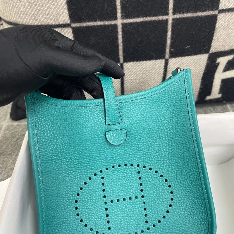 MINI EVELYNE (TPM) CLEMENCE LEATHER VERT VERONE WITH PALLADIUM HARDWARE (PHW) - 4