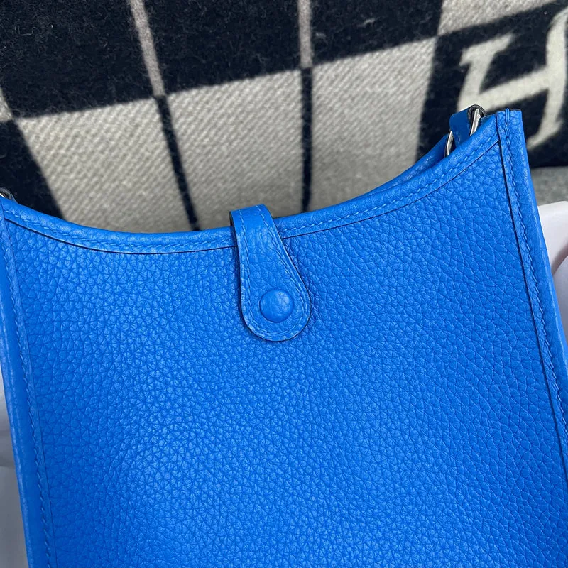 MINI EVELYNE (TPM) CLEMENCE LEATHER BLUE HYDRA WITH PALLADIUM HARDWARE (PHW) - 5