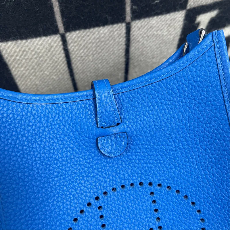 MINI EVELYNE (TPM) CLEMENCE LEATHER BLUE HYDRA WITH PALLADIUM HARDWARE (PHW) - 4
