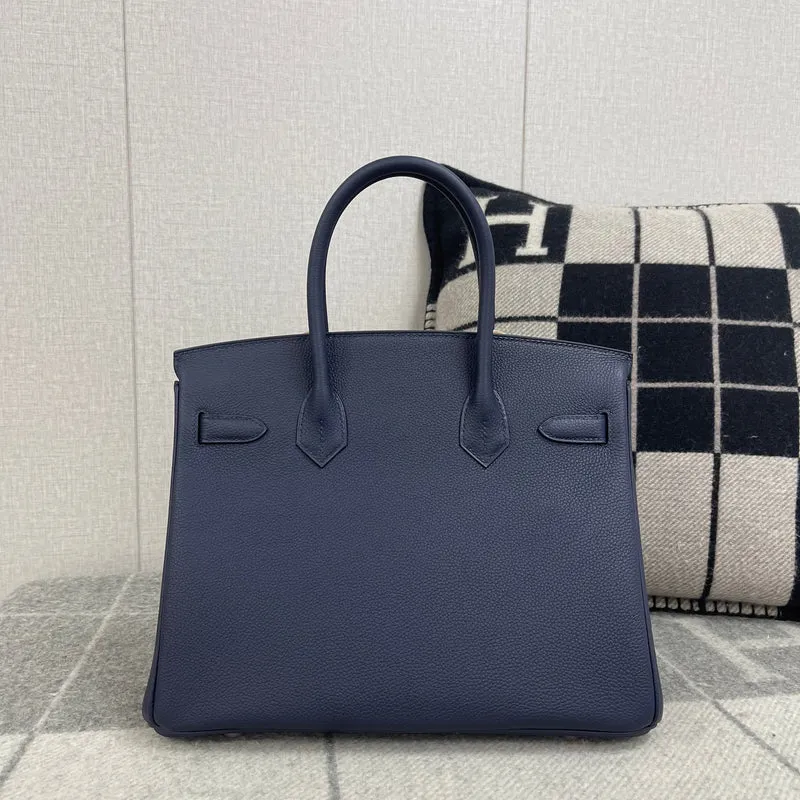 BIRKIN 30 TOGO LEATHER BLEU NUIT WITH ROSE GOLD HARDWARE (RGHW) - 2