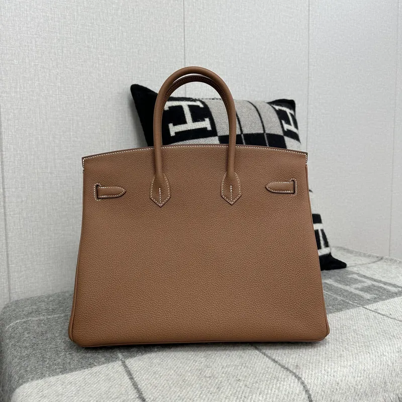 BIRKIN 35 TOGO LEATHER GOLD WITH PALLADIUM HARDWARE (PHW) - 2