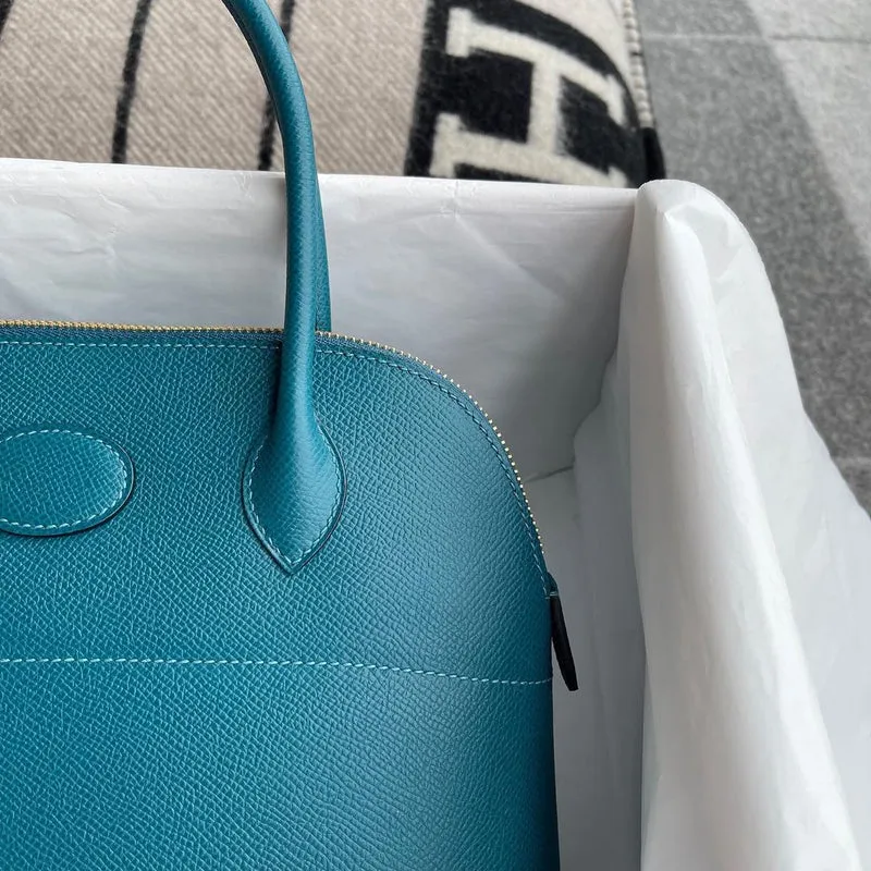 BOLIDE 27 EPSOM LEATHER VERT BOSPHORE WITH GOLD HARDWARE (GHW) - 3