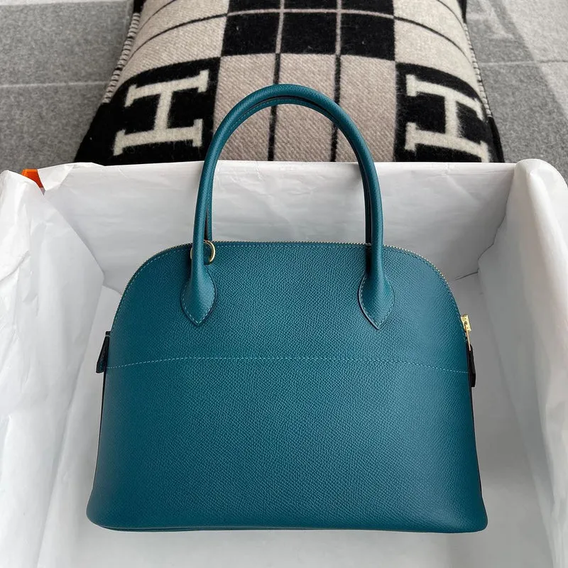 BOLIDE 27 EPSOM LEATHER VERT BOSPHORE WITH GOLD HARDWARE (GHW) - 2