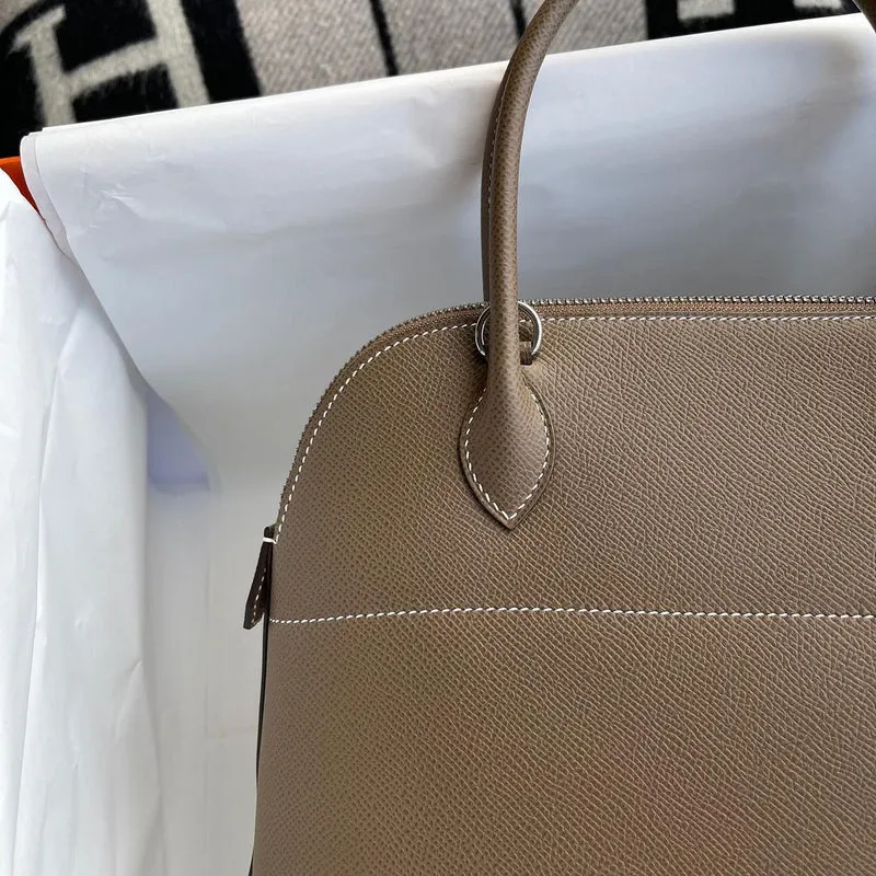 BOLIDE 27 EPSOM LEATHER ETOUPE WITH PALLADIUM HARDWARE (PHW) - 4