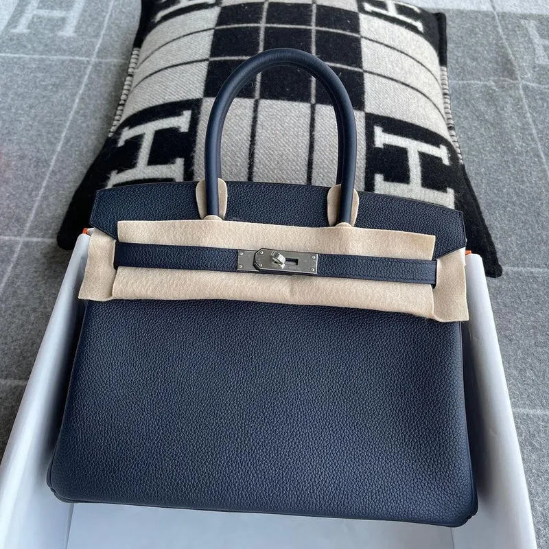 BIRKIN 30 TOGO LEATHER BLEU NUIT WITH PALLADIUM HARDWARE (PHW) - 2