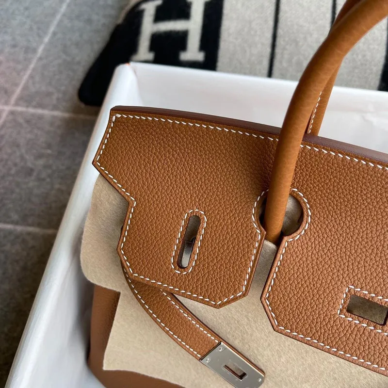 BIRKIN 30 TOGO LEATHER GOLD WITH PALLADIUM HARDWARE (PHW) - 5