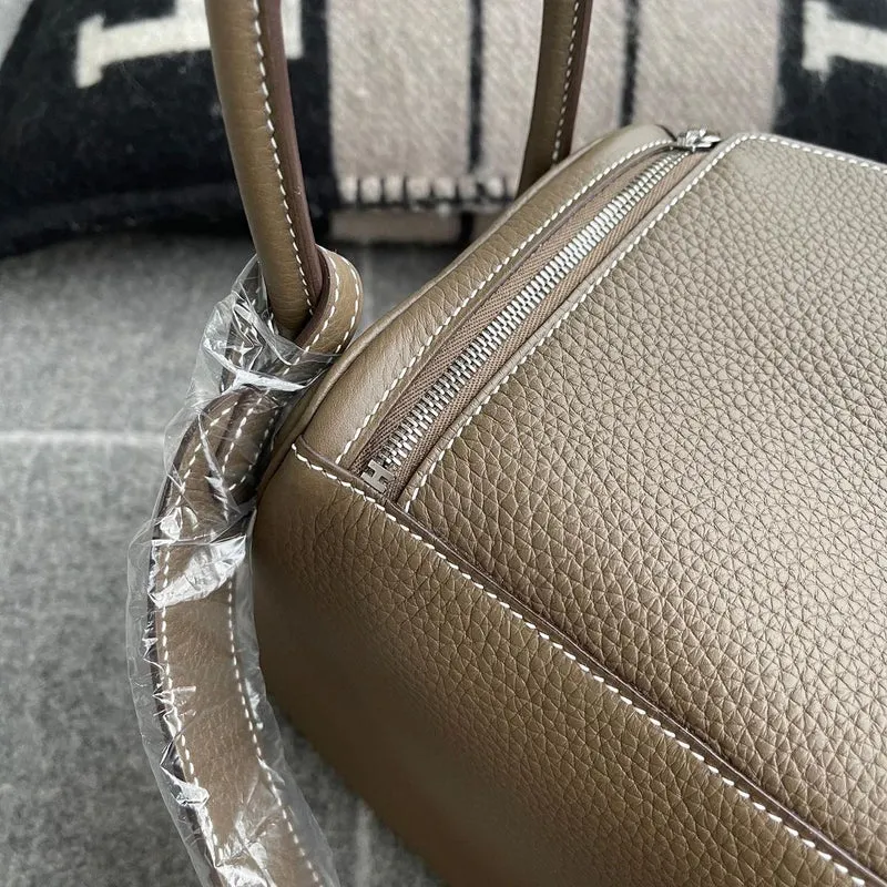 LINDY 26 CLEMENCE LEATHER ETOUPE WITH PALLADIUM HARDWARE (PHW) - 5