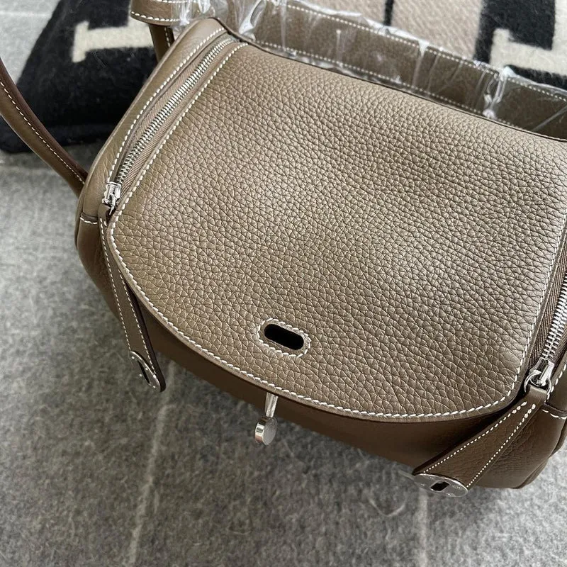 LINDY 26 CLEMENCE LEATHER ETOUPE WITH PALLADIUM HARDWARE (PHW) - 3