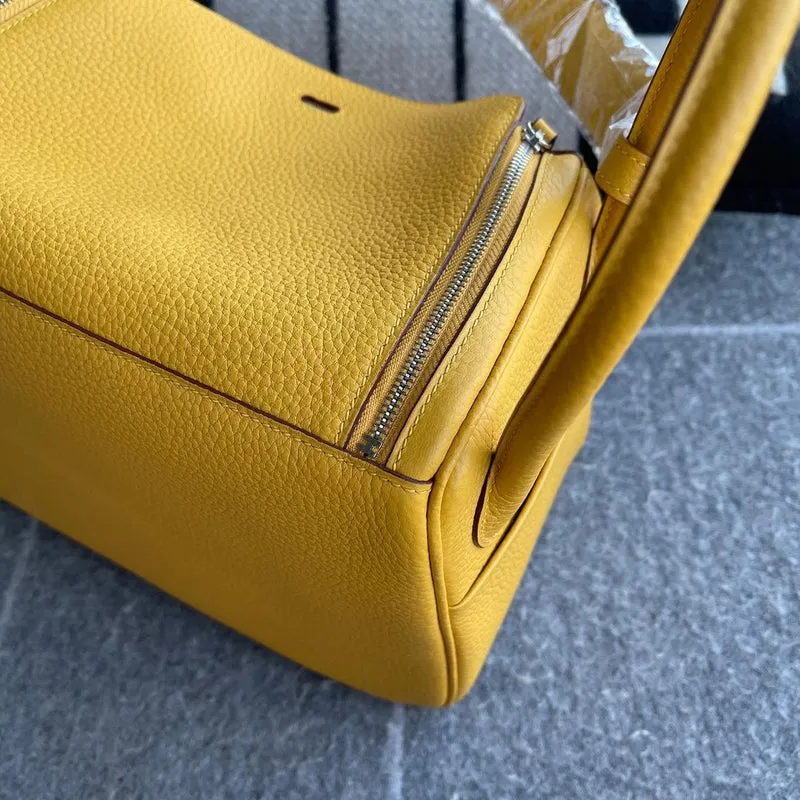 LINDY 26 CLEMENCE LEATHER JAUNE DE NAPLES WITH PALLADIUM HARDWARE (PHW) - 6