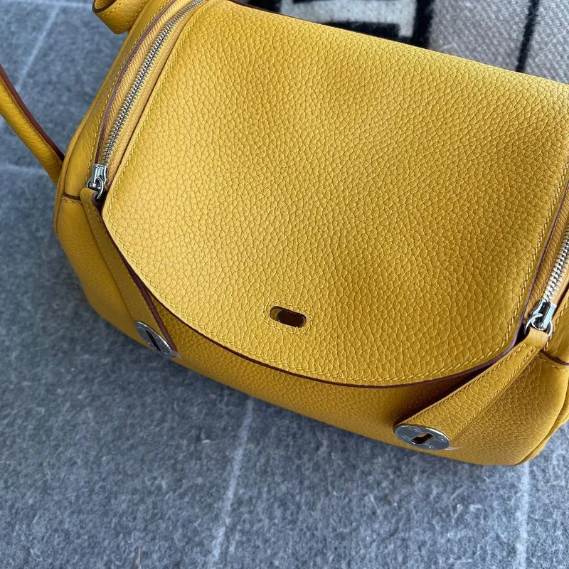 LINDY 26 CLEMENCE LEATHER JAUNE DE NAPLES WITH PALLADIUM HARDWARE (PHW) - 3
