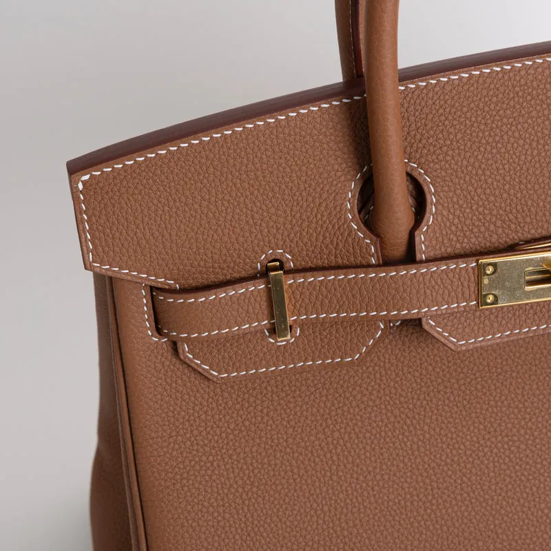 BIRKIN 30 TOGO LEATHER GOLD WITH GOLD HARDWARE (GHW) - 4