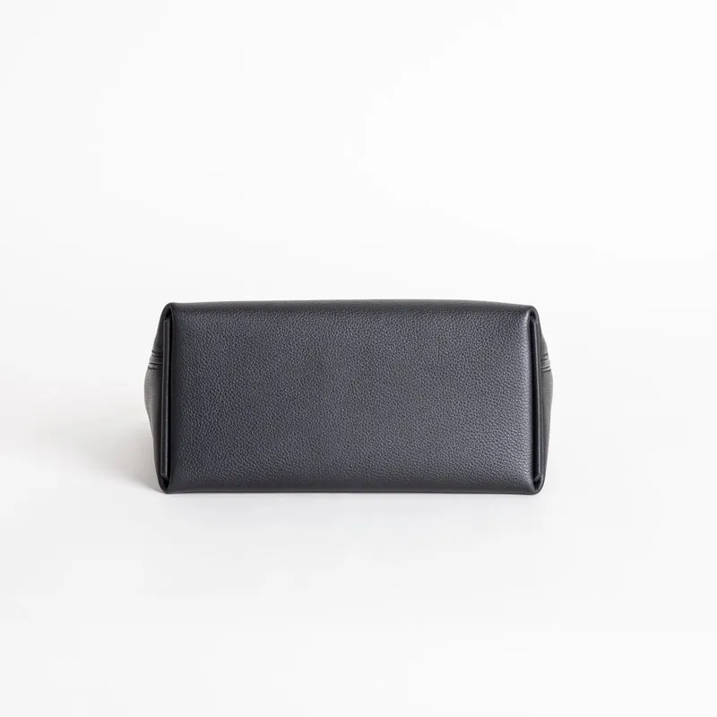 24/24 (MINI) EVERCOLOR & SWIFT LEATHER NOIR (BLACK) WITH PALLADIUM HARDWARE (PHW) - 4
